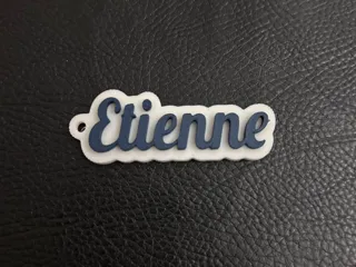 Etienne name keychain