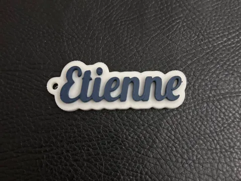 Etienne name keychain