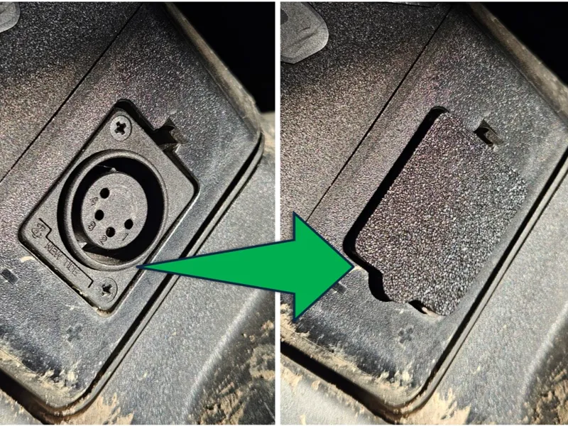 Bouchon prise recharge vélo électrique TPU Ø20mm
