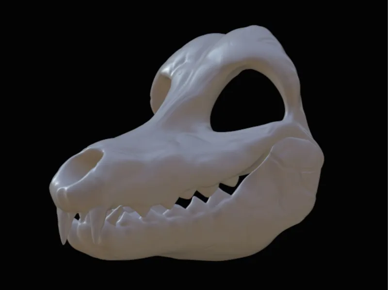 Skulldog head by Saberwolfstudio