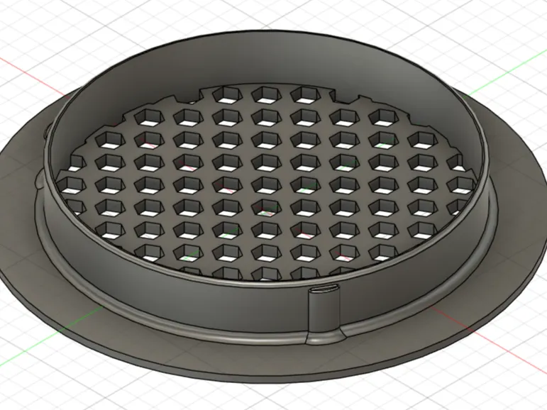 Lüftungsgitter D=100mm (98mm)