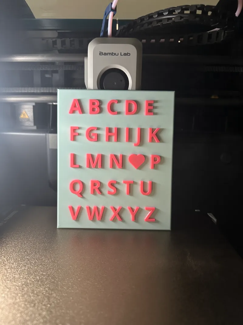 I Love You ABCs Sign