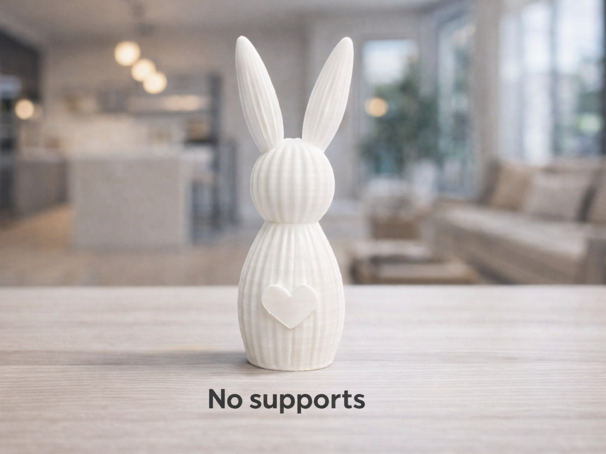 Minimalist Easter Bunny - No supports