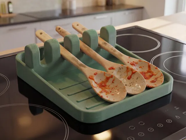 kitchen utensil holder – spoon and lid stand