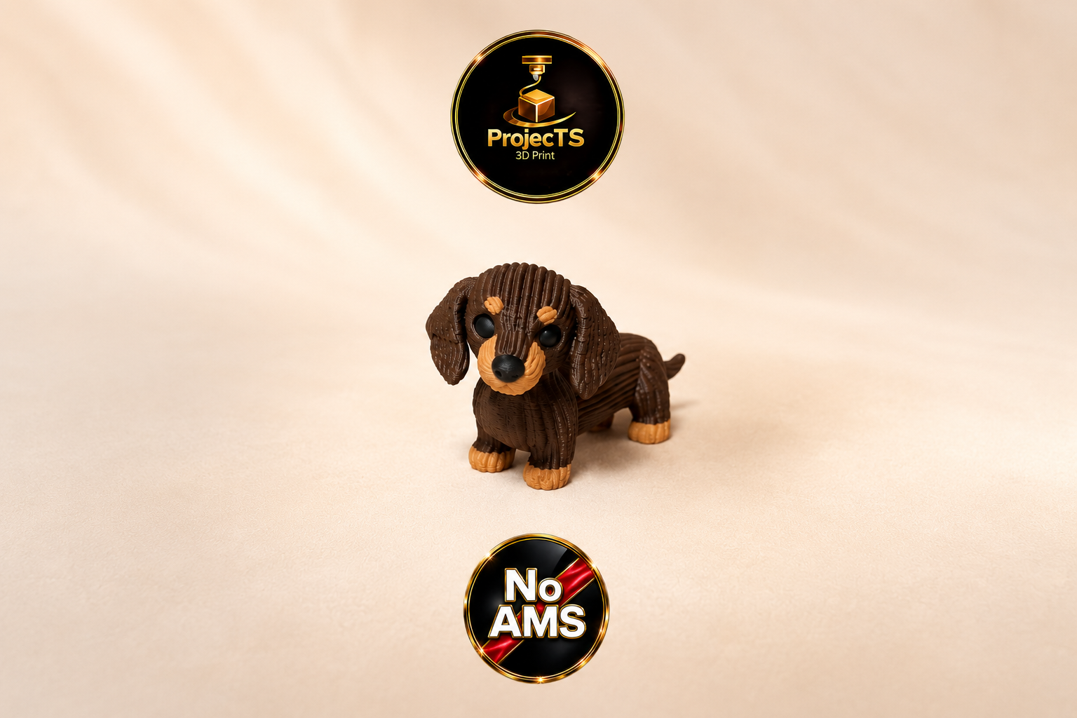 Miniatura 1 do modelo 3D Gestrickter Dackel