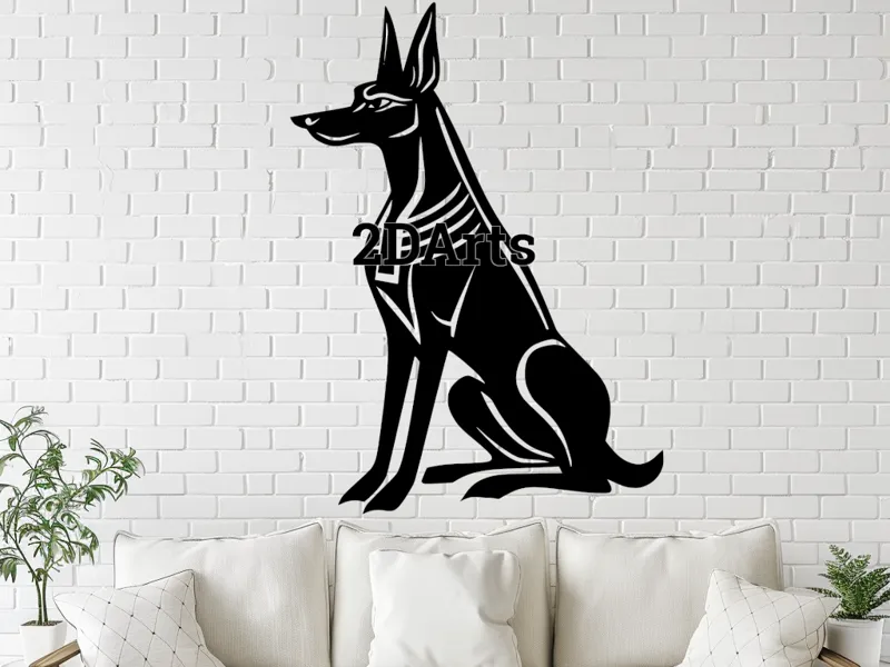 Anubis Dog Art – STL for 3D & Laser Cut
