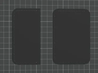 Leather Card Holder Template 3mm 