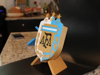 Argentina National Football Team 3D Logo Stand