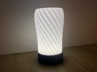 Spiral Twist Table Lamp
