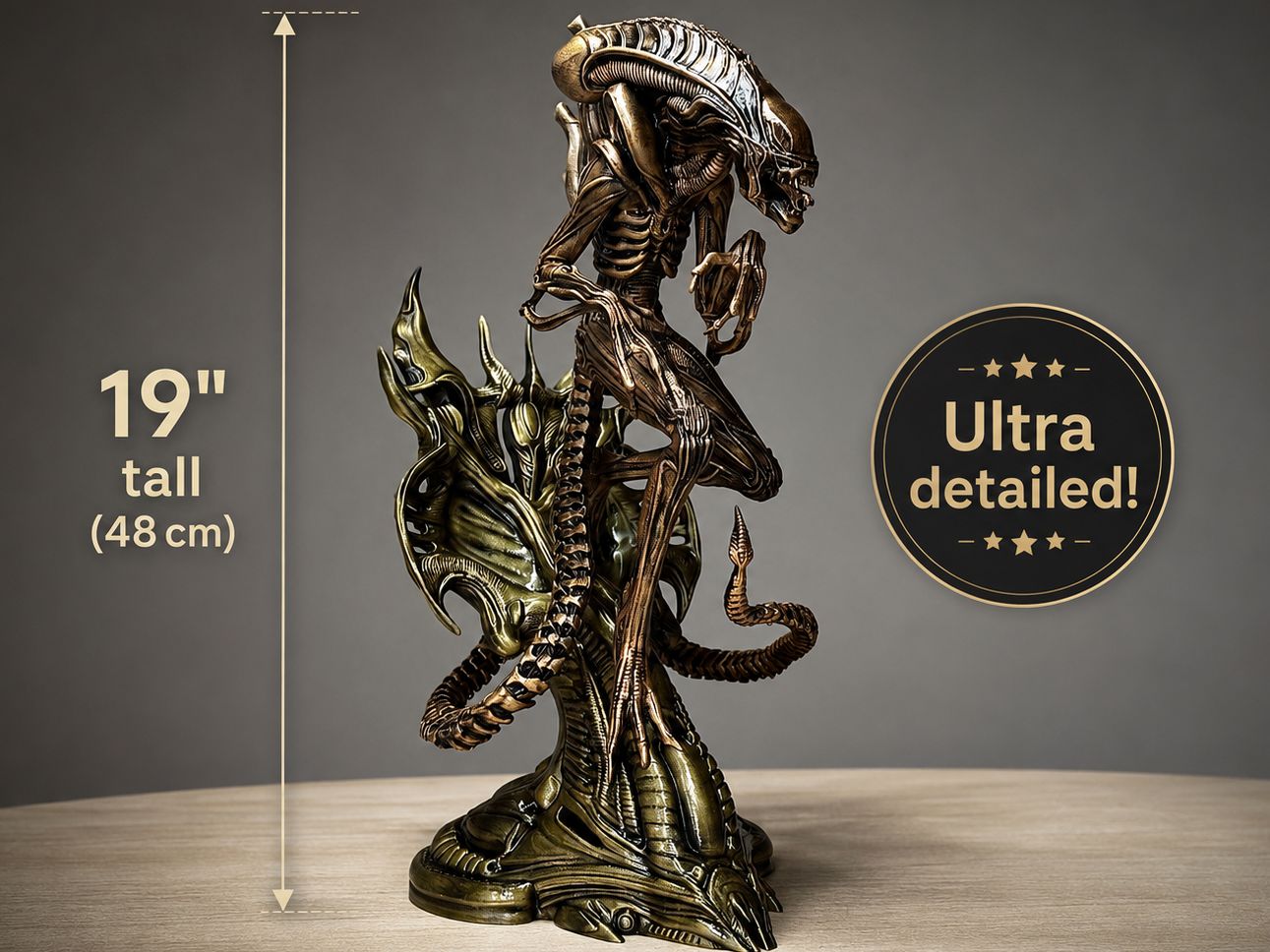 Aliens - Xenomorph Ultra Detailed Statue -19" tall