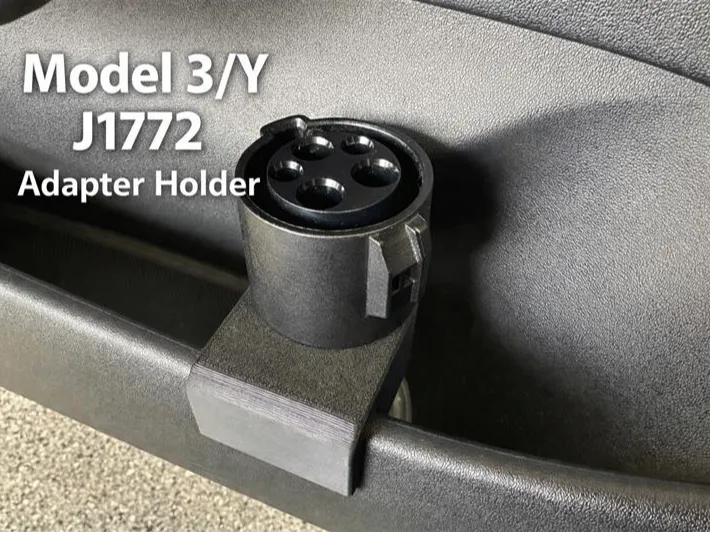 Tesla Model 3 and Y  J1772 Adapter Holder