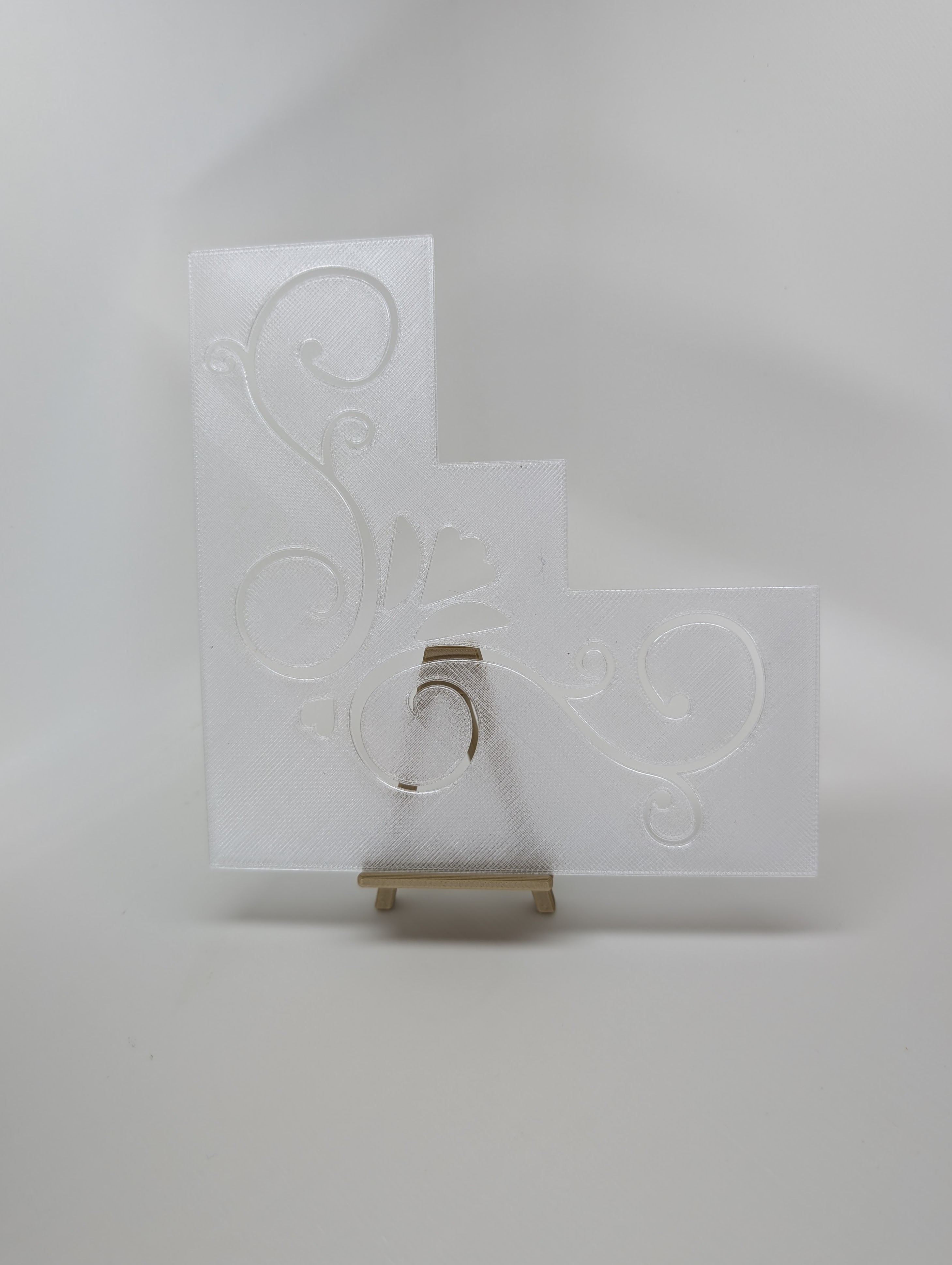 Miniatura 3 do modelo 3D Flower Shaped Stencil