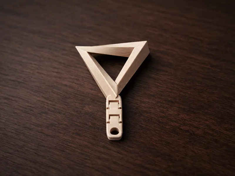 The Impossible Triangle Keychain