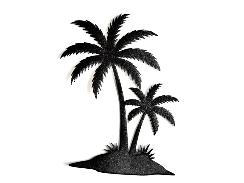 Palm tree 2d wall art