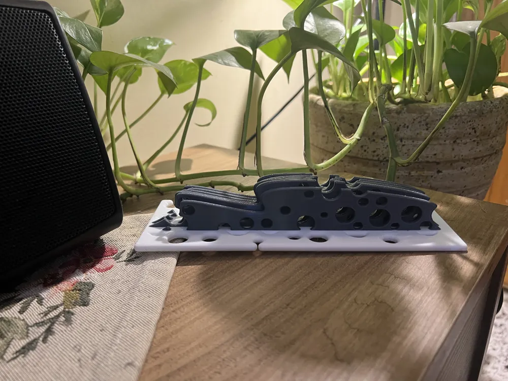 Lab Organizing Bambu Lab A1 Build Plate Stand โ Compact Holder - Free 3D Print Model ...