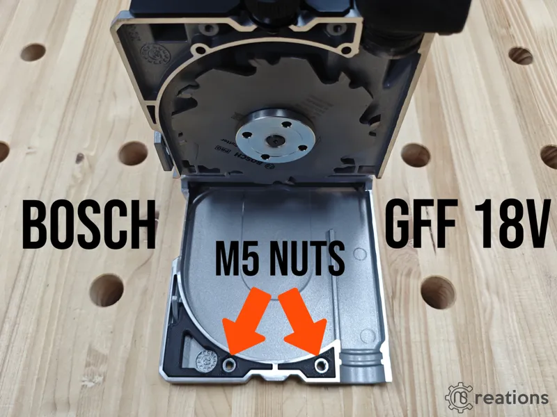 Bosch GFF 18V-22 - M5 Nutholder Flachdübelfräse