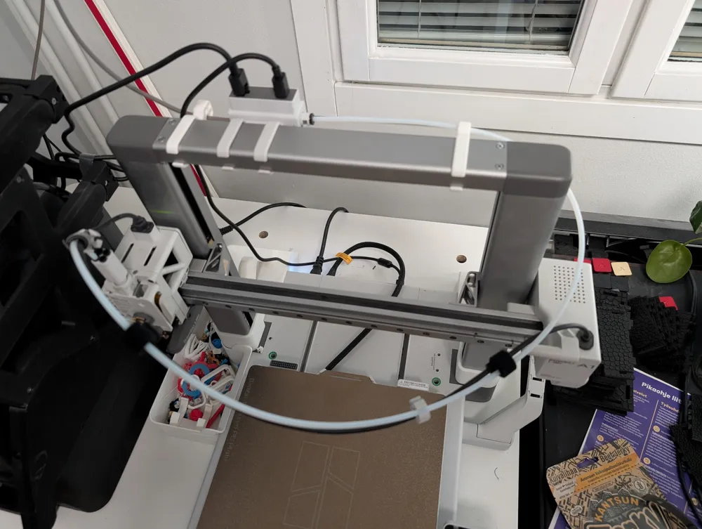 A1 AMS Hub holder - top bar mount - Free 3D Print Model - MakerWorld