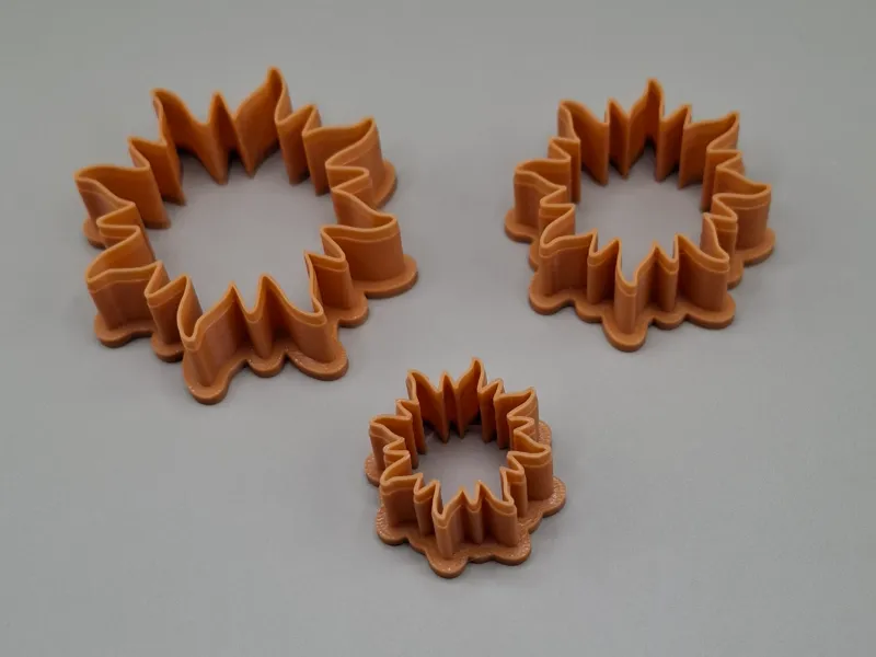 Sun & Star Cutter for Polymer Clay & Cookies
