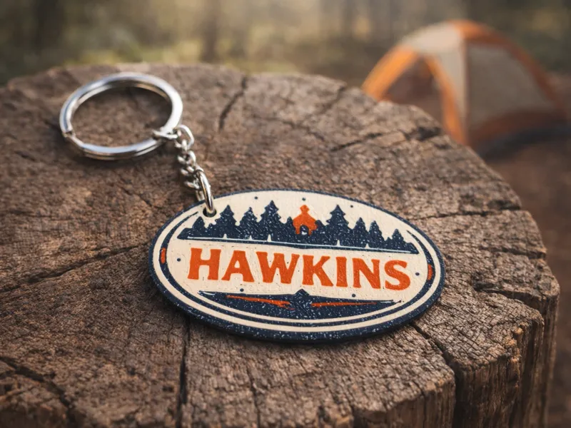 Hawkins – Stranger Things Keychain