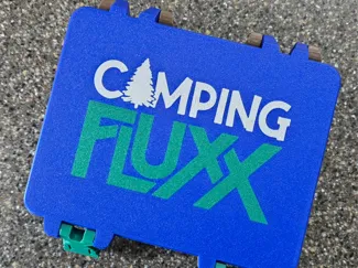 Camping Fluxx Card Game Box