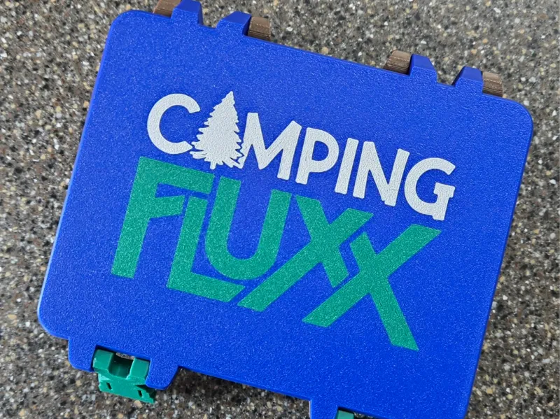 Camping Fluxx Card Game Box