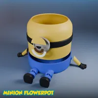 Pot de fleurs articulé Minion — photo 3