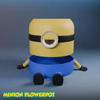 Pot de fleurs articulé Minion — photo 5