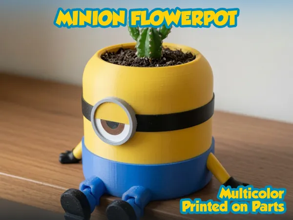 Pot de fleurs articulé Minion
