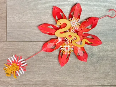 Origami Pegboard Chinese Knot