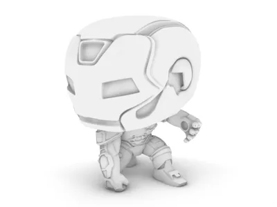 FunkoPop IronMan Landing Pose