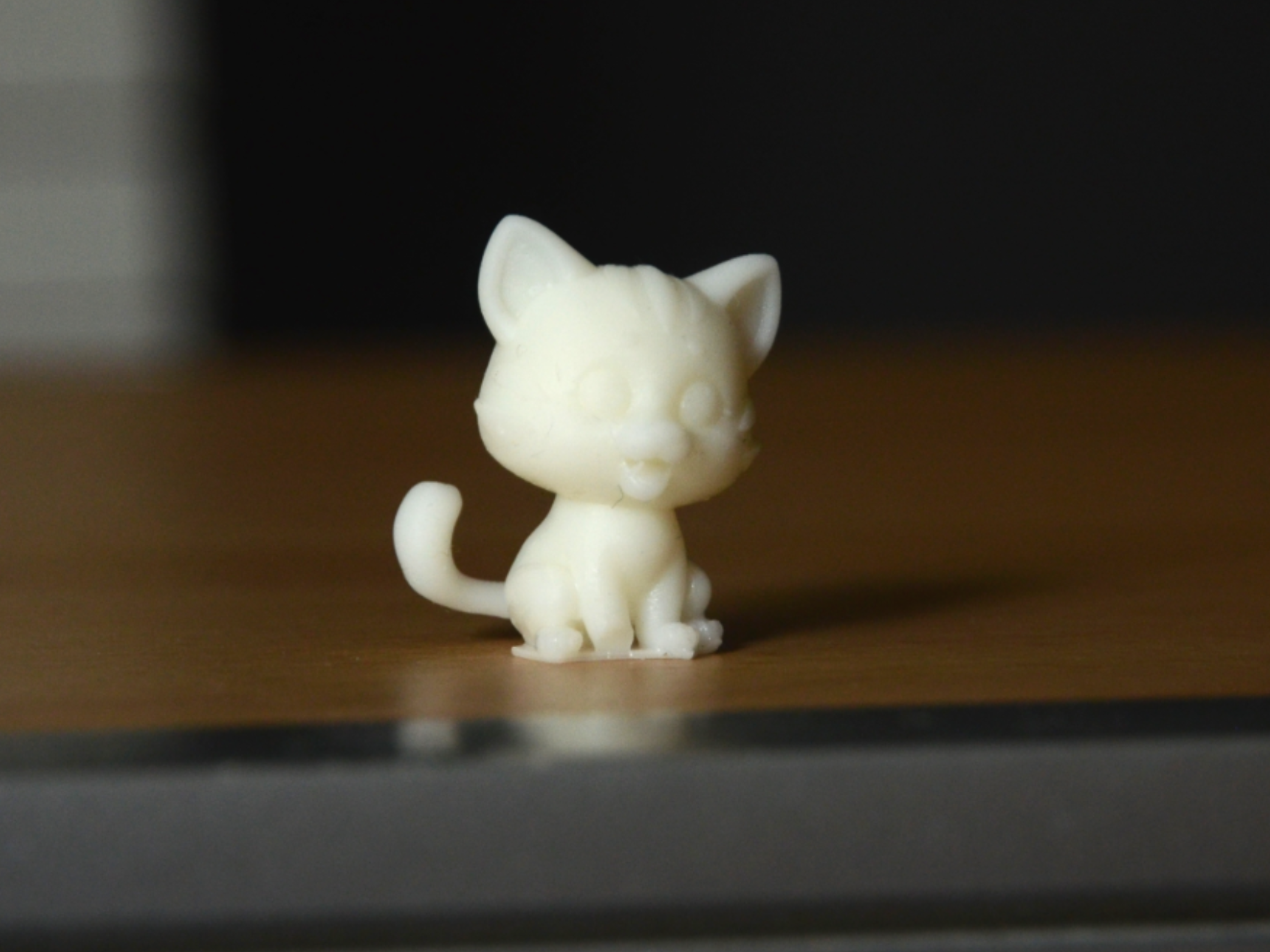 cute little kitten figurine