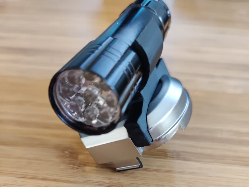 Hasbro Mandalorian Helmet flash light adapter 