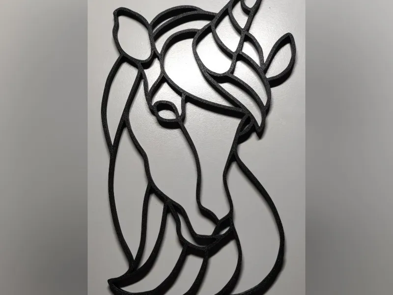 Einhorn-Wandbild