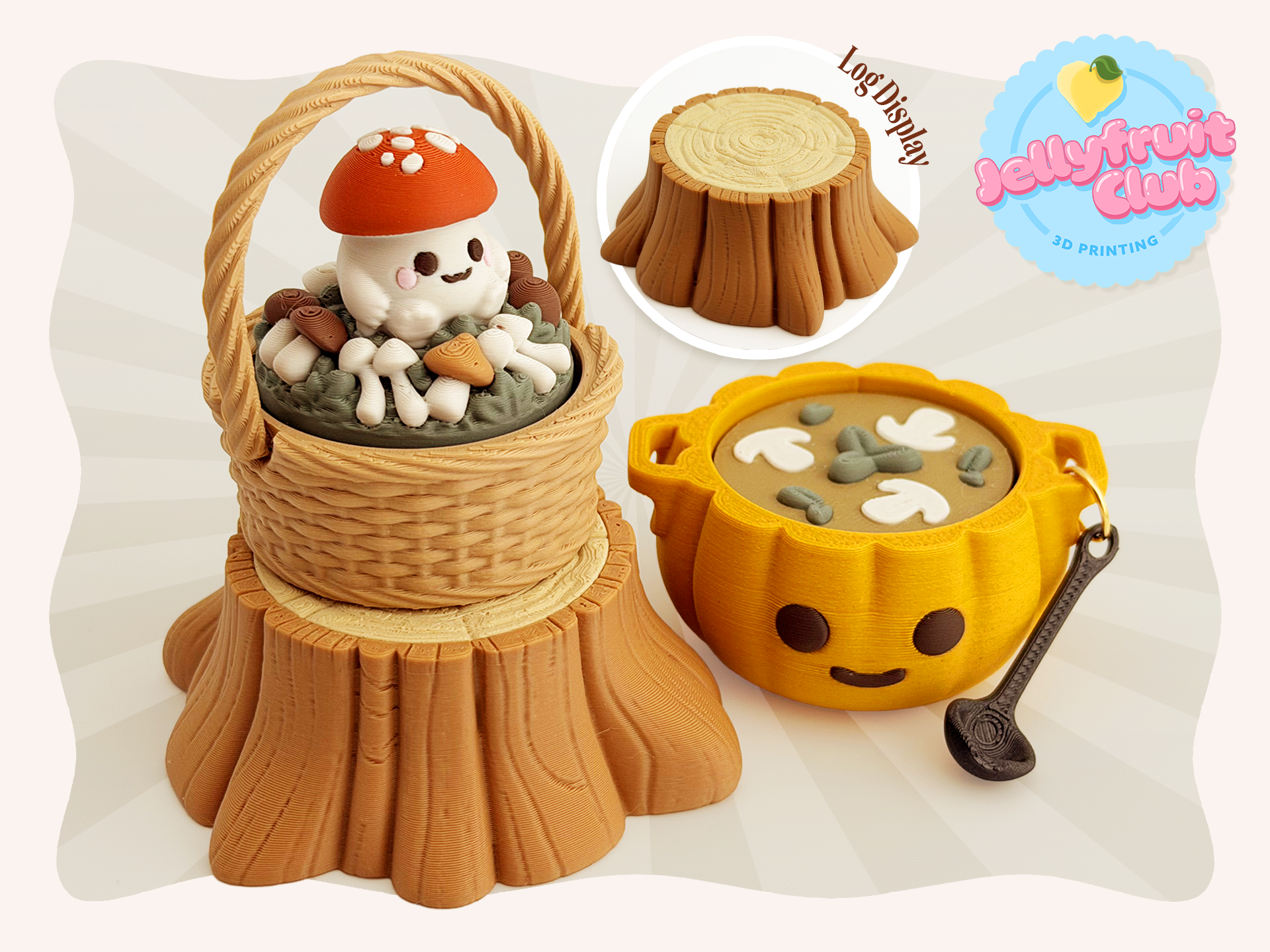 Mushroom Season Clickers 3D model