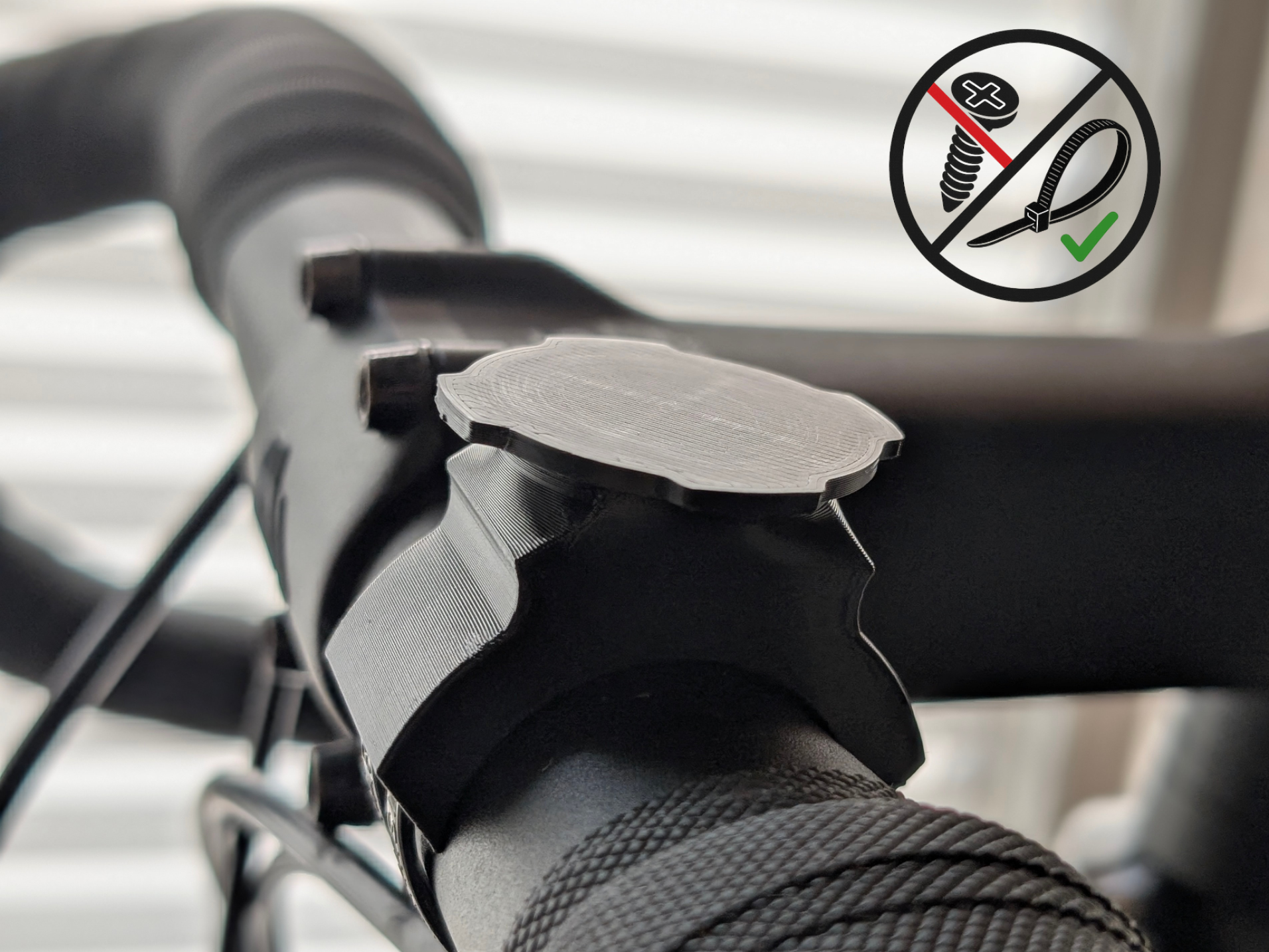 Quad Lock compatible Mount for Handlebar Bicycle 