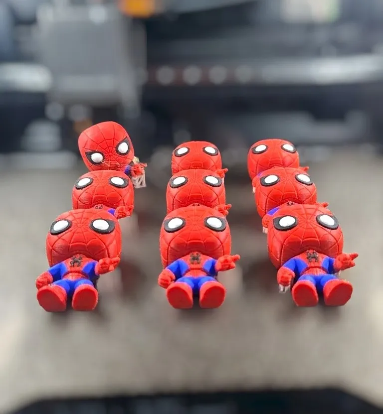 Spiderman Flexi Keychain - Free 3D Print Model - MakerWorld