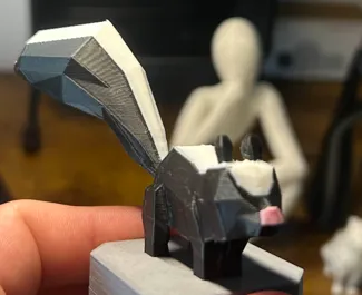 Low-poly Skunk