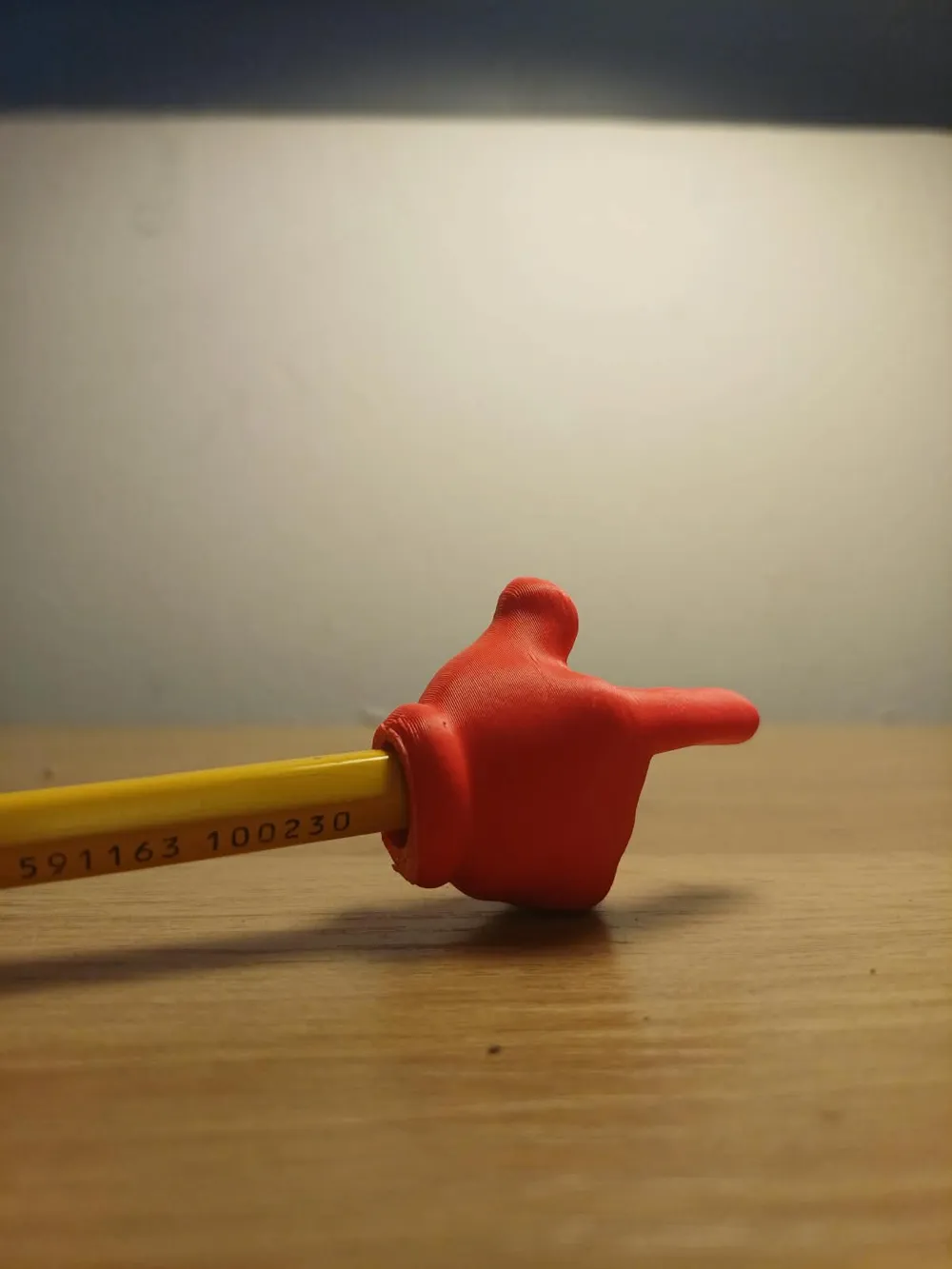 Pointing Hand Pencil Topper - Free 3D Print Model - MakerWorld