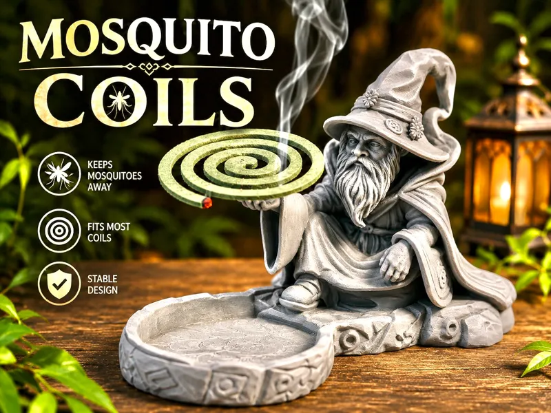 Fantasy Wizard Mosquito Coil Stand