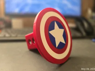 Captain America Shield Hitch Cover