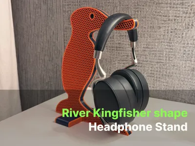 River Kingfisher shape Headphone Stand