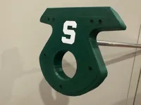 Tête de putter — finition Michigan State — photo 2