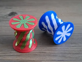 Cool spiral impossible passtrough fidget toy