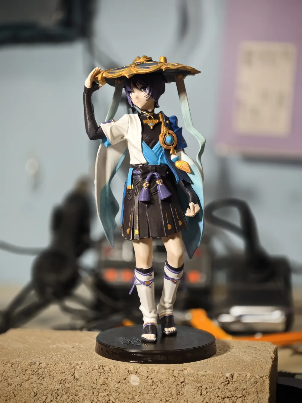 Genshin Impact Wanderer Scaramouche Standing Pose Figure 23cm Tall ...