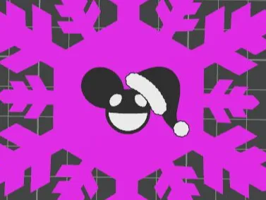 deadmau5 snowflake Christmas tree ornament
