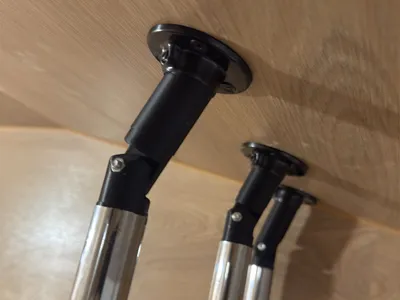 Adjustable Hinge / Joint for Ø25 mm Steel Pipes