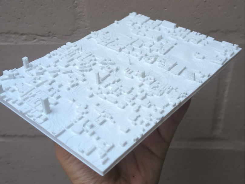 Buenos Aires Cityscape - Microcentro Obelisco Map