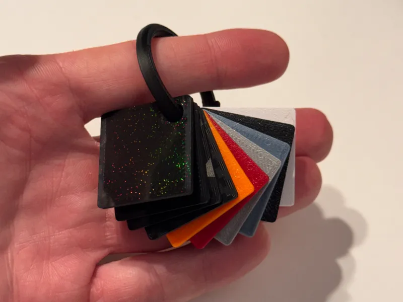 Filament & Build Plate Swatch Ring