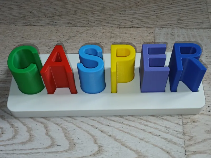 CUSTUMIZABLE Toddler Name Sorter Game