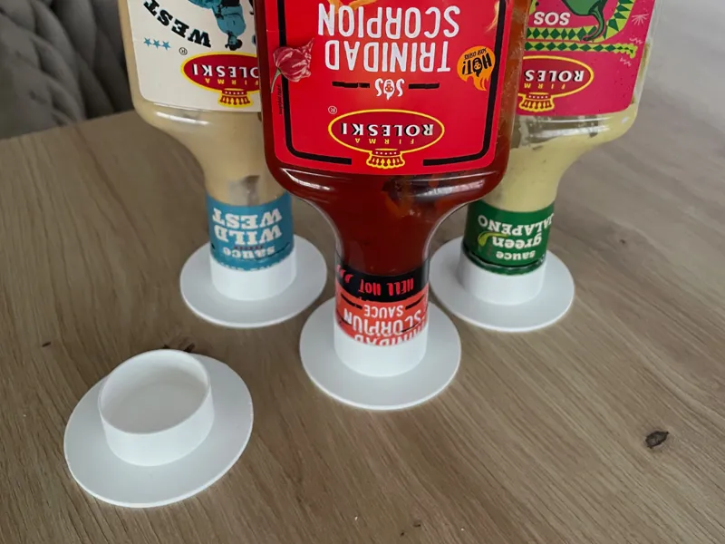 Upside-Down Sauce Dripper